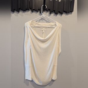 Maurices Off Shoulder Rouched Waffle Sweater